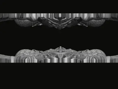 Garuda Bas-Relief 3D print model