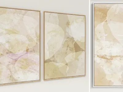 6 Abstract Frames Set 001 3D model