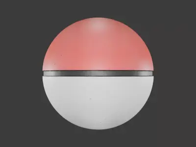 Pokeball 3D model