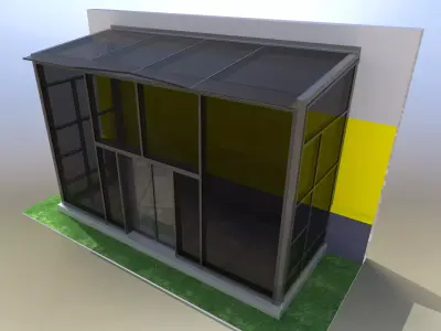 Entrance vestibule 3D model