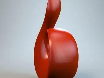 Abstract Figure m037 P 3D print model