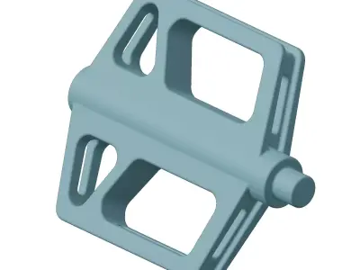 Plastic Premium Bike Pedal Toy 3D model