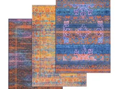Rug Set 1612 3D model