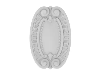 Cartouche Ornament 009 3D model