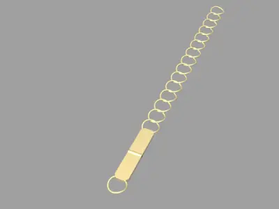 Hinged Bracelet 3D print model