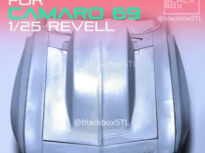 PRO HOOD for Camaro 69 Revell 1-25th 3D print model