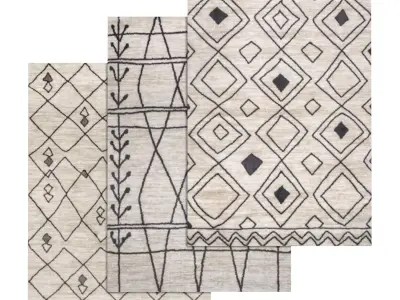 Rug Set 1288 3D model