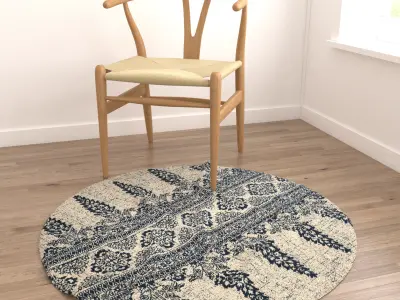 Rugs No 46 Low-poly 3D model