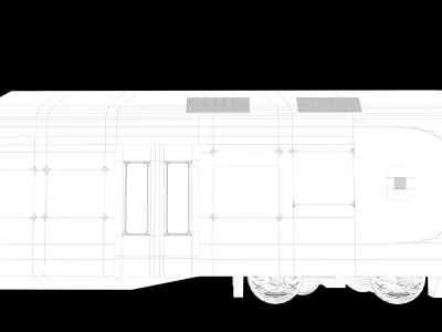 Anime SM5 Commuter Train Free low-poly 3D model