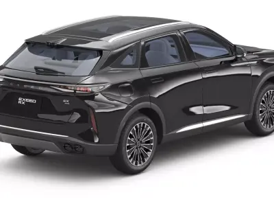 2025 Chery Exeed RX with Interior 3D model