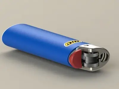 BIC Lighter 3D model