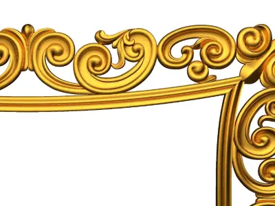 Frame mirror 3D model 11 3D print model