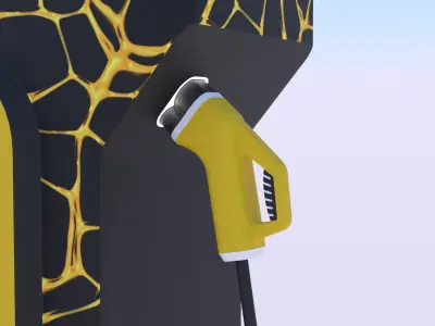 EV charger XXX PBR 3D model