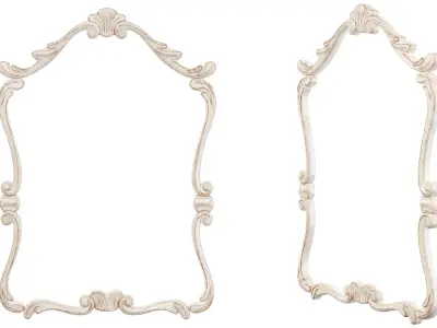 Classic frame 01 3D model purchase