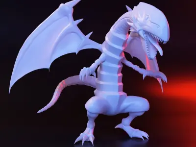 Anime dragon 3D print model