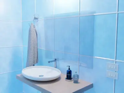 Bathroom Interior 3D model get