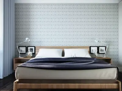 Bedroom furniture set 3D model