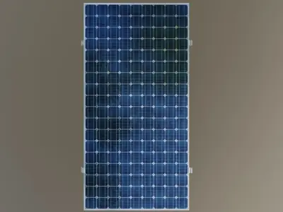 9-Solar Panel 320Wp 1950x990x35mm 3D model