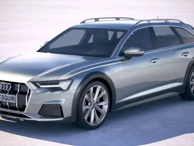  Audi A6 Avant Allroad 2020 3D model