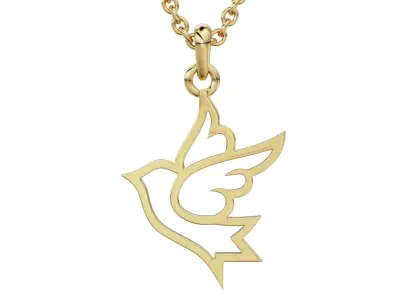 Bird Pendant Set01 3D print model