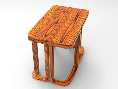 Sentor Writing Desk Low-poly 3D model