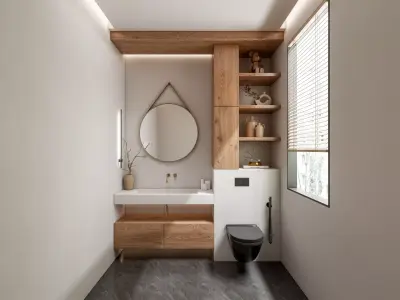 Bathroom 60 3D model