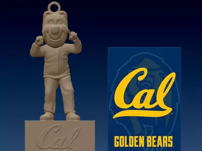 NCAA- Mascot Hanging Figurine Oski University of California 3D print model