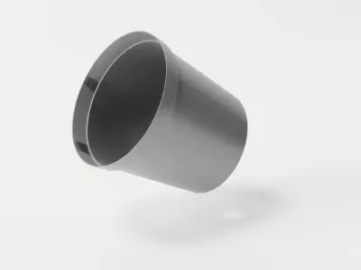 PLASTIC PLANT POT 3D model
