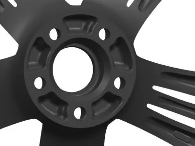 BQ 18in Rim 3D model