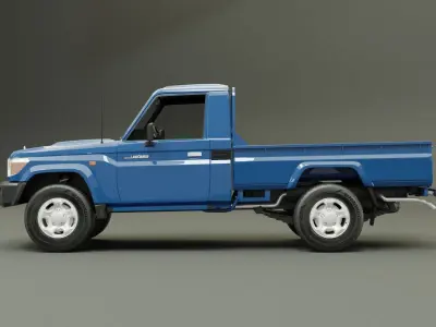 LAND CRUISER PICKUP - Blue 3D model