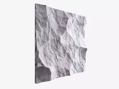 04-RockPanel piece of rock 3D model
