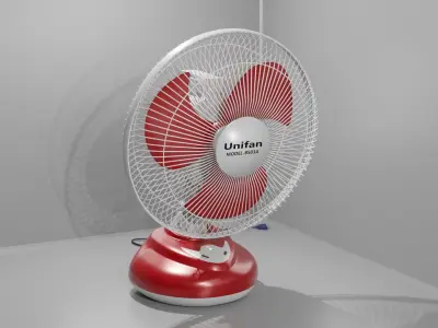 Rechargeable Table Fan  3D model
