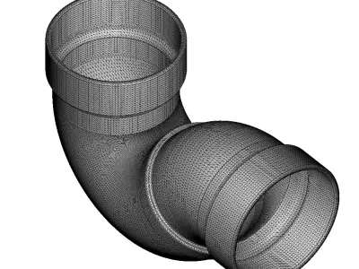 Pipe Fitting P Trap 3D print model