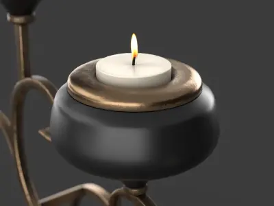 Candle Stand 3D model
