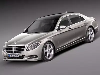 Mercedes-Benz S-class 2014 3D model