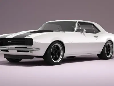 Chevrolet Camaro 1967 Pro Touring 3D model
