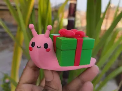 Christmas Special Kawaii Snail Collection