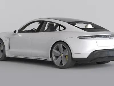 2025 Porsche Taycan 3D model