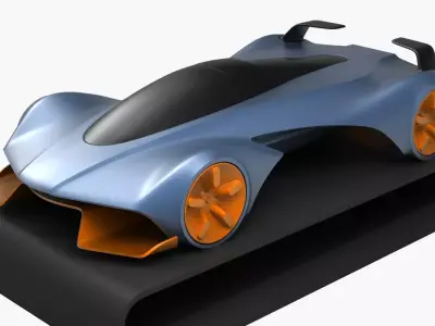 Hypercar Model 1v1  3D print model