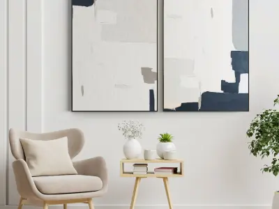 Photo Frame 52 Low-poly 3D model