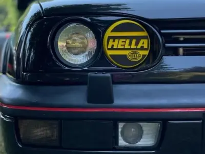 VW Golf MK3 HELLA Dual Round Covers 3D print model