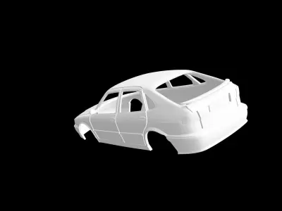 SAAB 9-3 Combi 3D print model