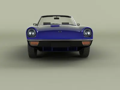 Jensen-Healey sports car 3D model