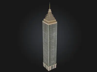 Skyward Pinnacle Iconic Tower Model for Futuristic 3D model