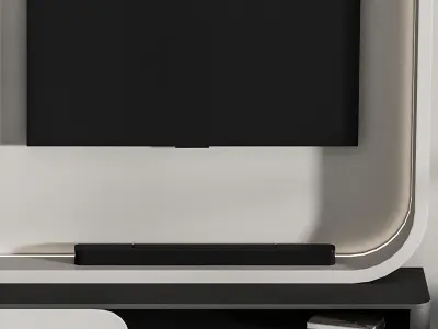 Modern TV Wall 023 3D model