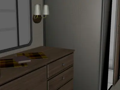 80s motorhome Low-poly 3D model