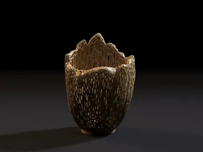 Baby Groot Planter 3D print model