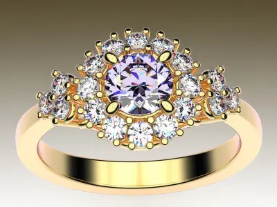 Ring Aster 3D print model