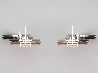 luxury jewelry earring je0103 3D print model