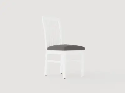 Rebecka Dining Chair Low-poly 3D model
